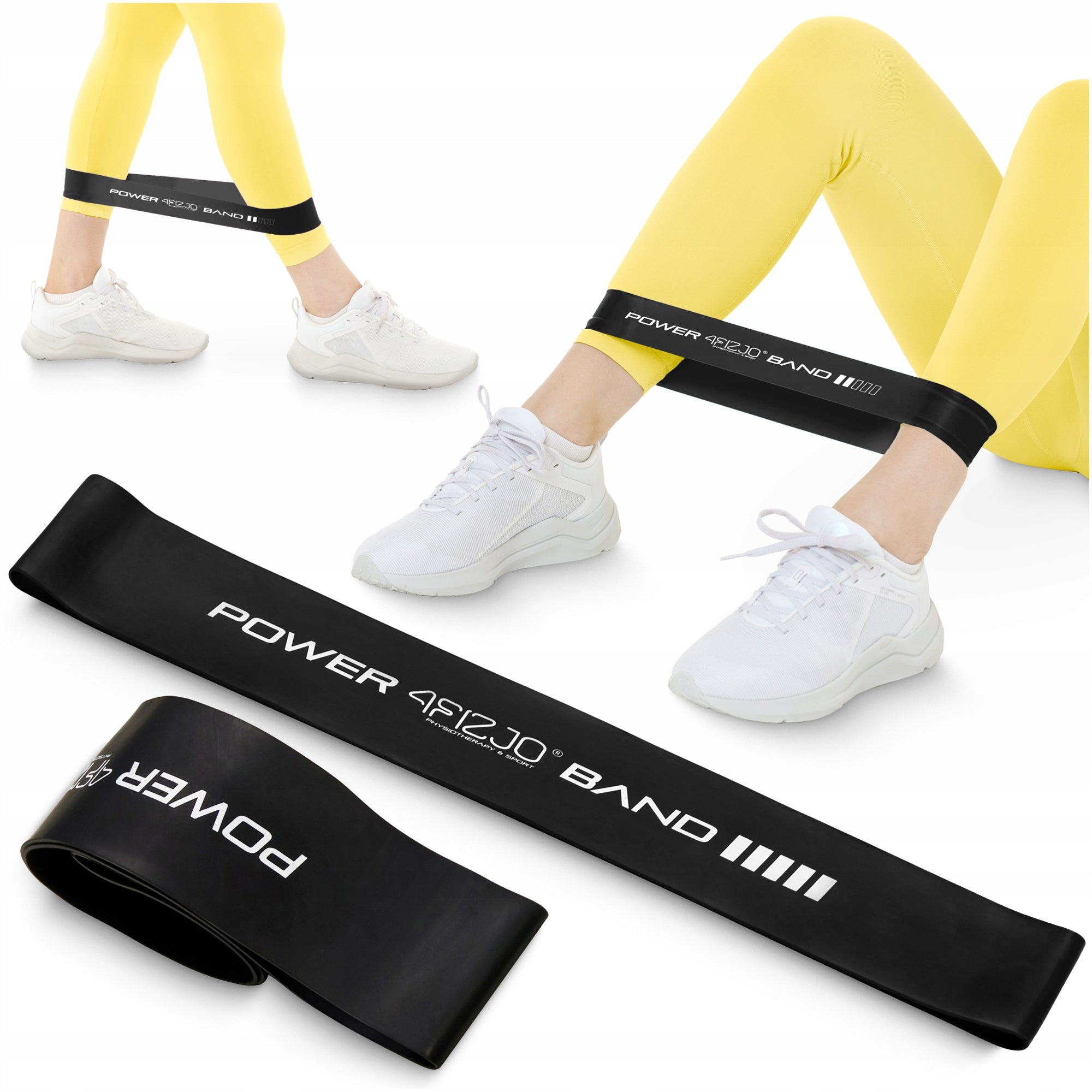 EXERCISE RUBBER RESISTANCE TAPE FOR REHABILITATION TRAINING MINI POWER BAND