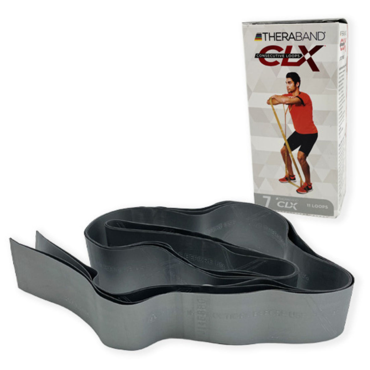 EXERCISE RUBBER RESISTANCE TAPE LONG THERA BAND 2M