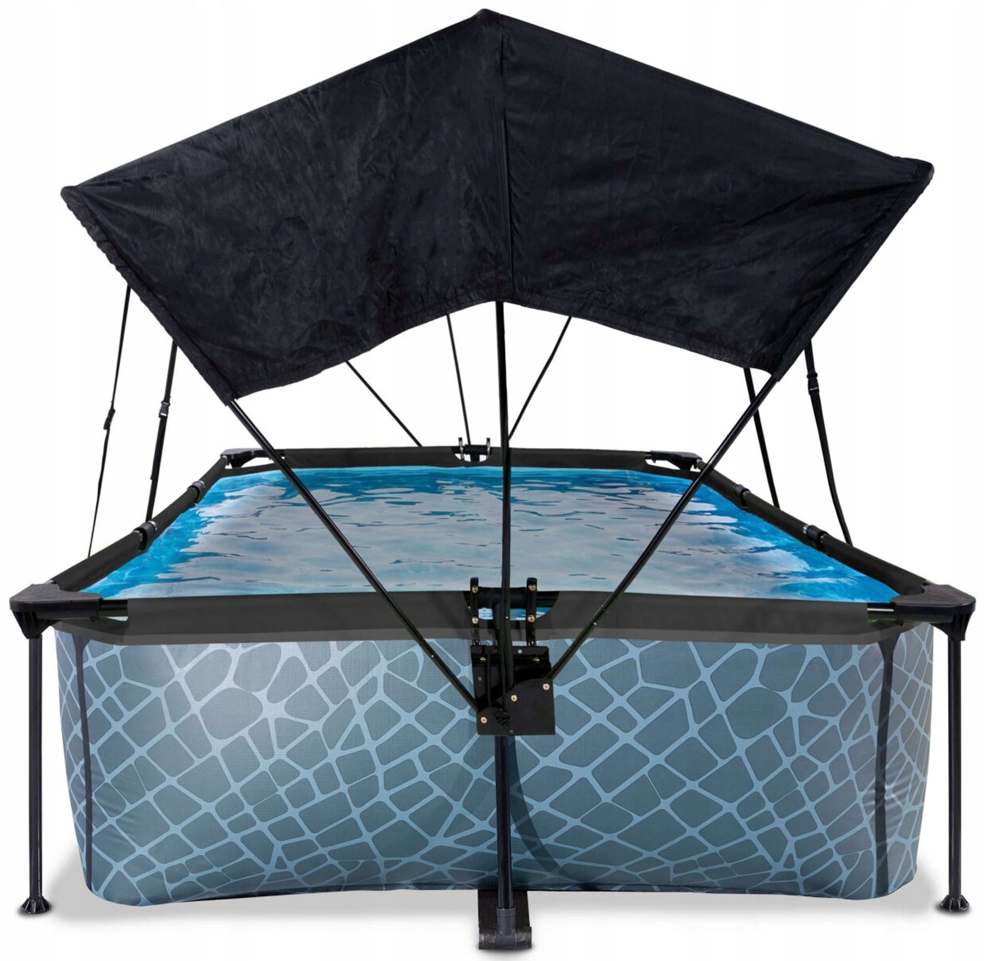 EXIT FRAMED SWIMMING POOL 220X150X65 CM FILTER AWNING Brand Exit