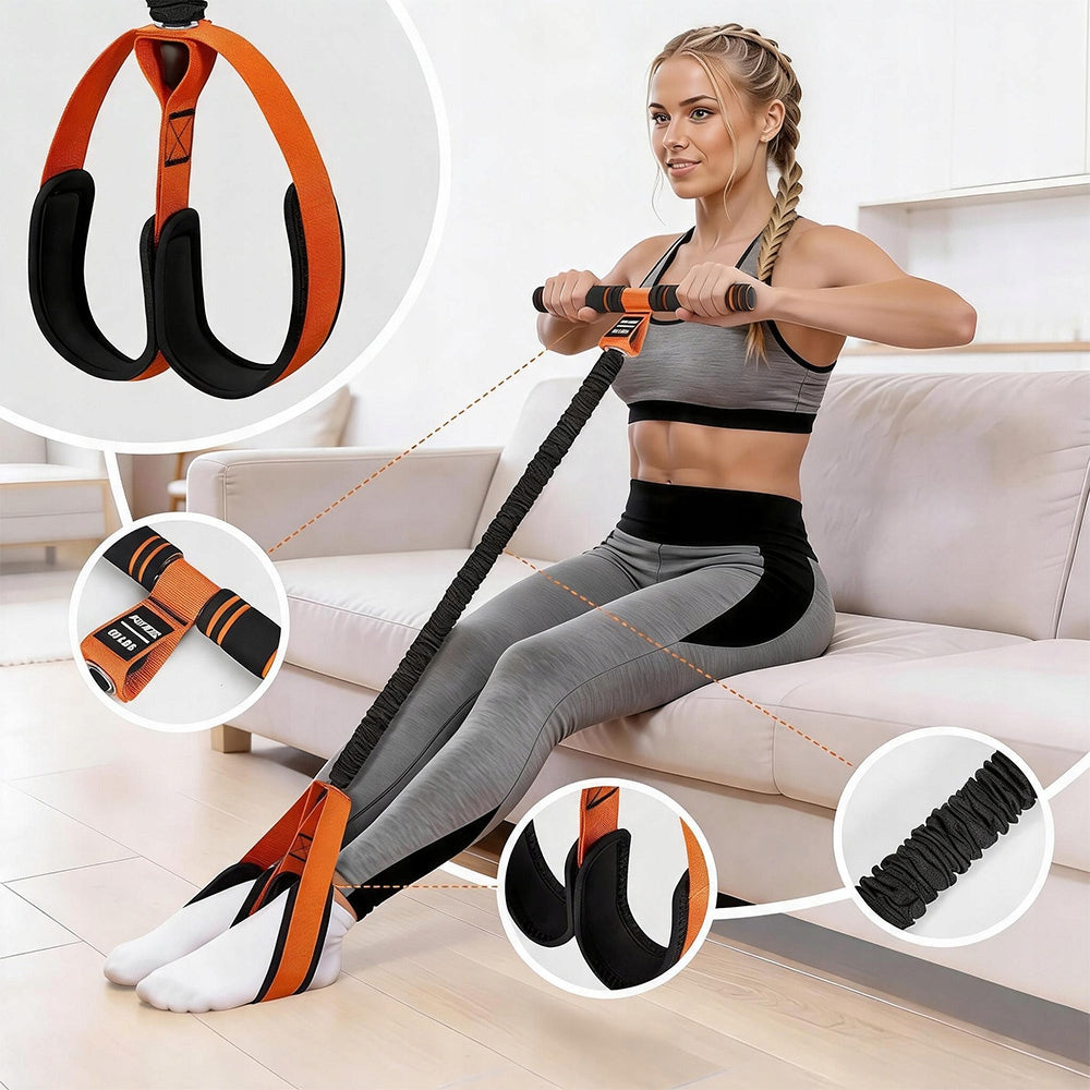 EXPANDER RUBBER FOR ABDOMINAL EXERCISES STRETCHING RESISTANCE TRAINING TAPE Width 300 mm