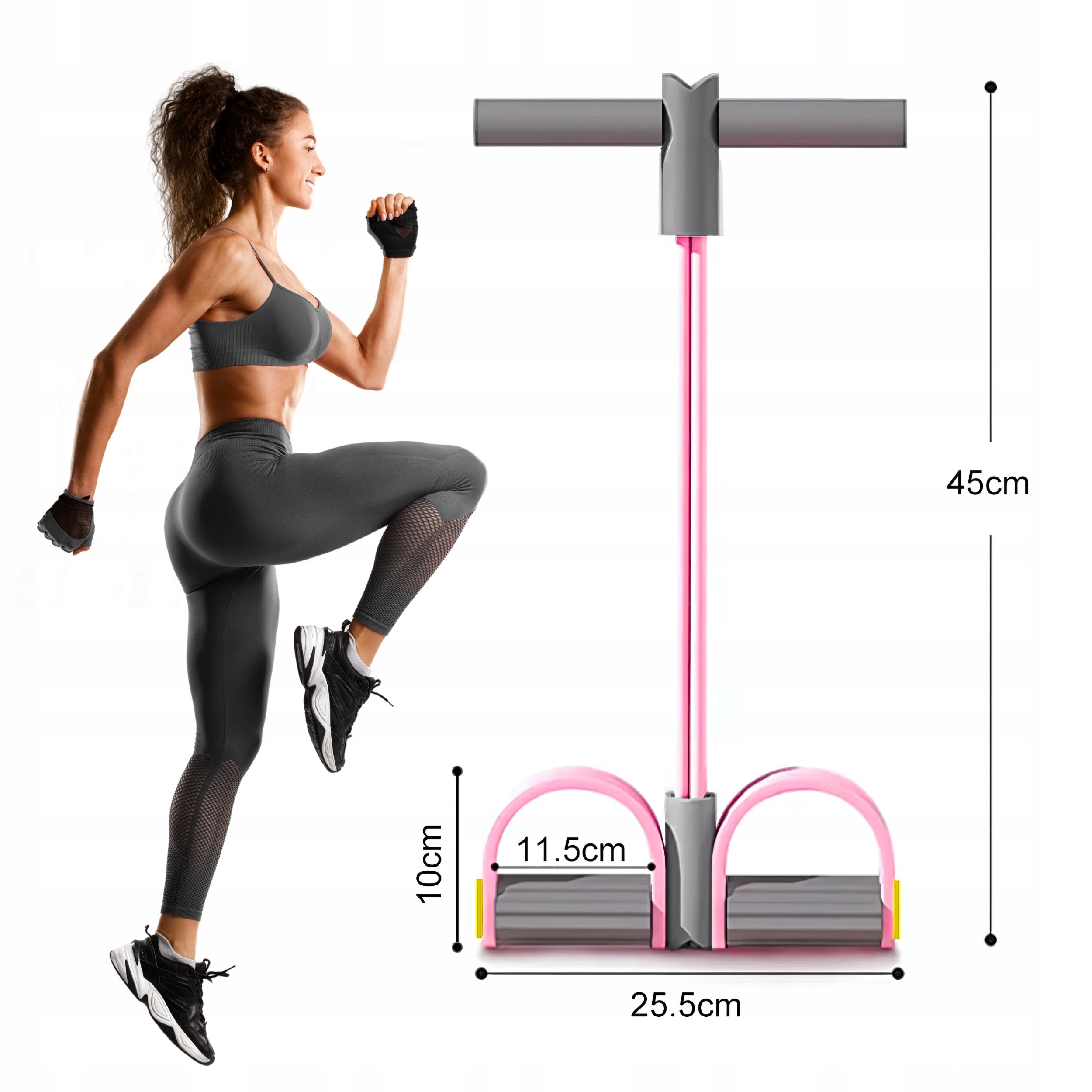 EXPANDER TAPE FITNESS EXERCISE RUBBER FOR WOMEN ABDOMINAL LEGS FIRMING