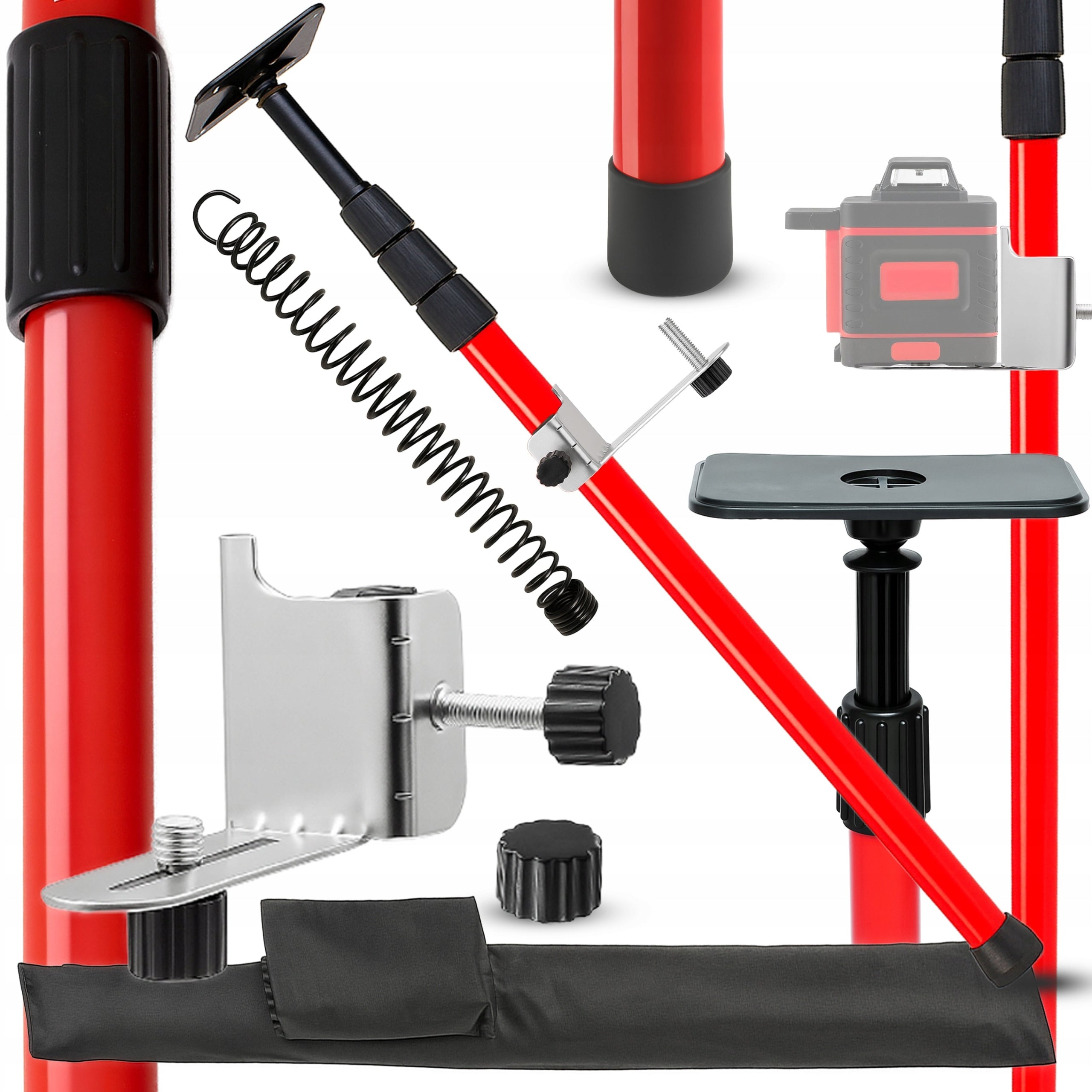 EXPANSION POLE FOR LASER 300CM TELESCOPIC BAR TRIPOD FOR BEVELS LIBELA Packaging status original