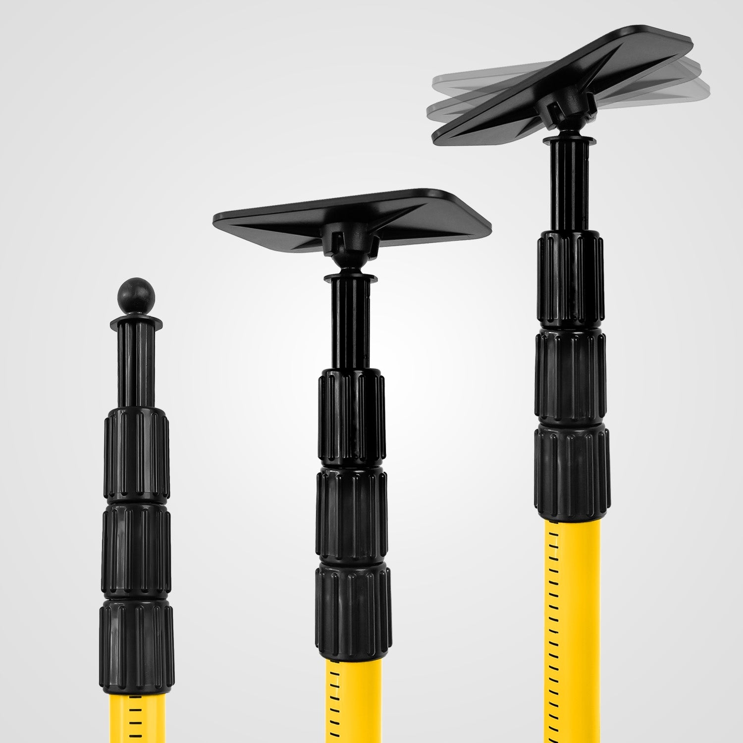 EXPANSION POLE FOR LASER 3M LEVEL BAR TRIPOD WITH GRADUATION + ADAPTER Brand Tokachi
