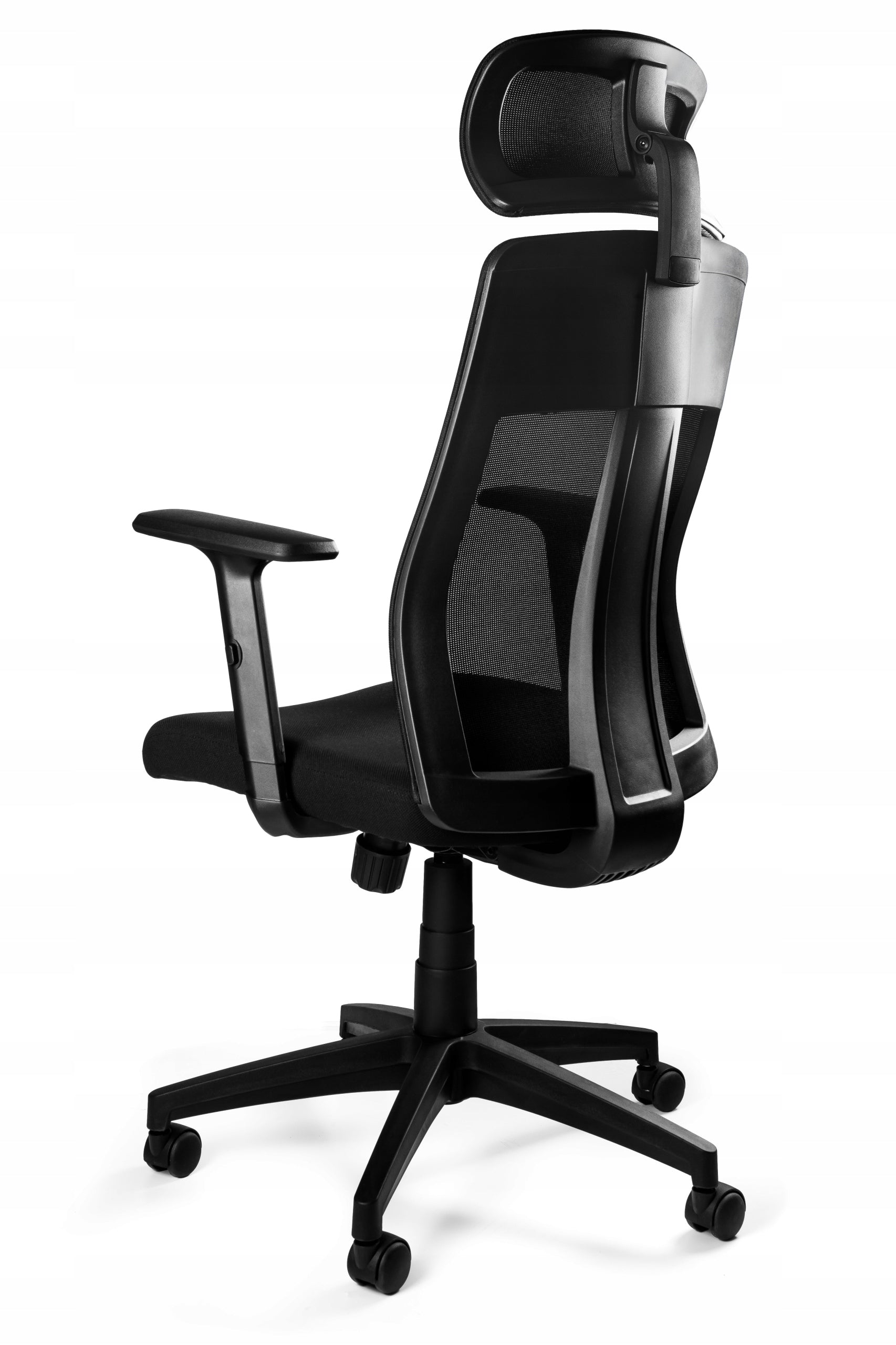EXPLORE Swivel Chair Black Office Ergonomic Mesh Fabric 130kg