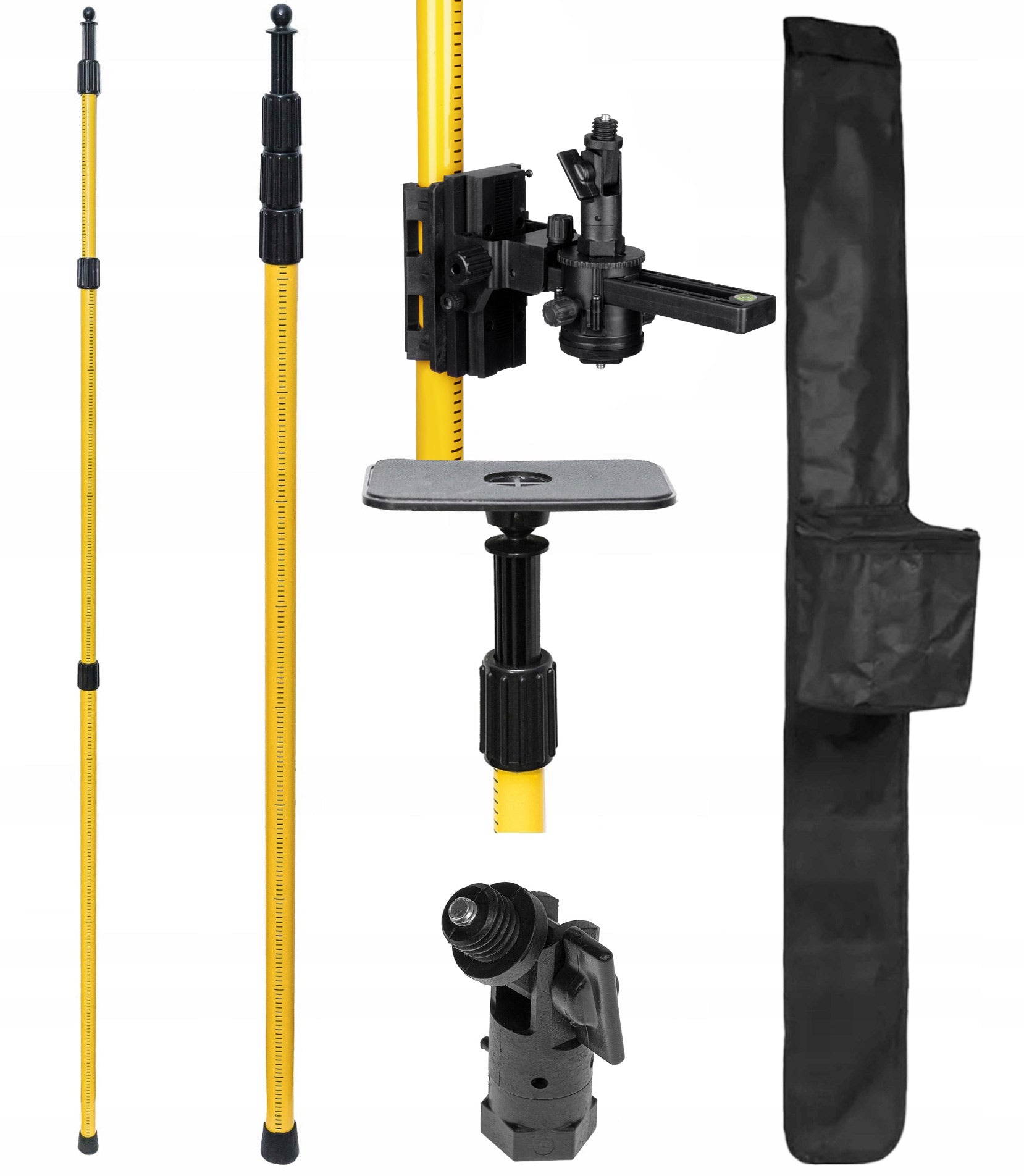 EXTENSION POLE FOR LEVEL LASER 285 CM +ADAPTER FOR BEVELS DEKO Packaging status original