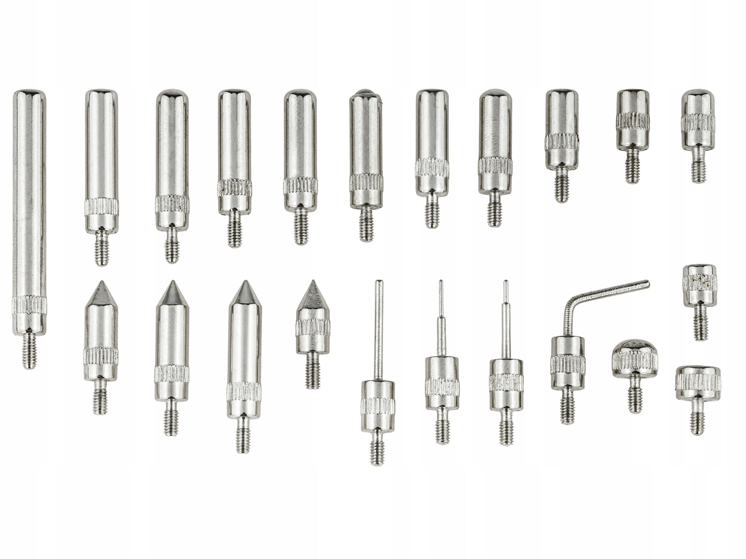 EXTENSION TIPS FOR CLOCK SENSOR 0-10 MM 0,01MM 22 PIECES 9-43 MM EAN (GTIN) 5907737321550
