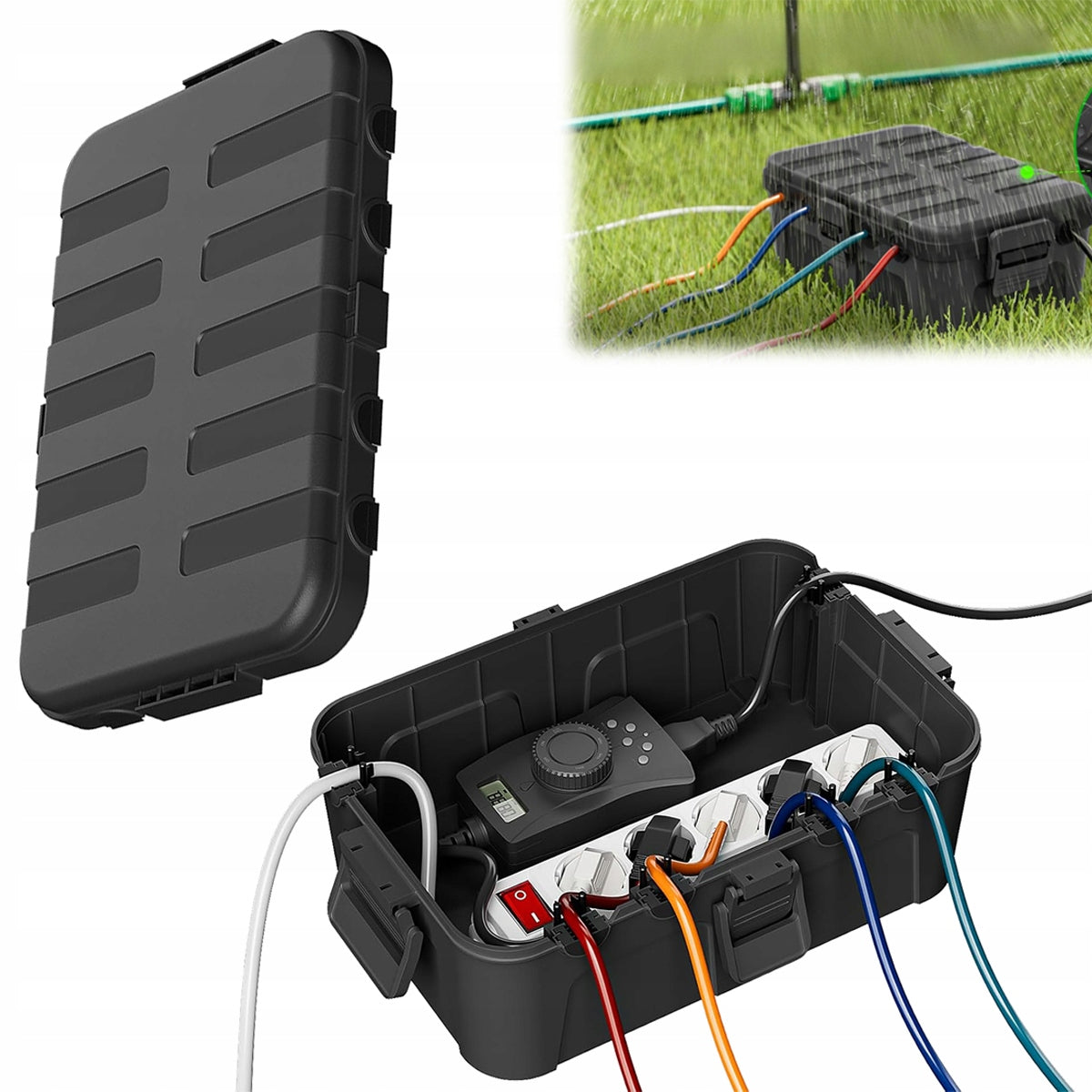 EXTERNAL ELECTRICAL BOX IP54 CAN RESISTANT TO CONDITIONS DURABLE