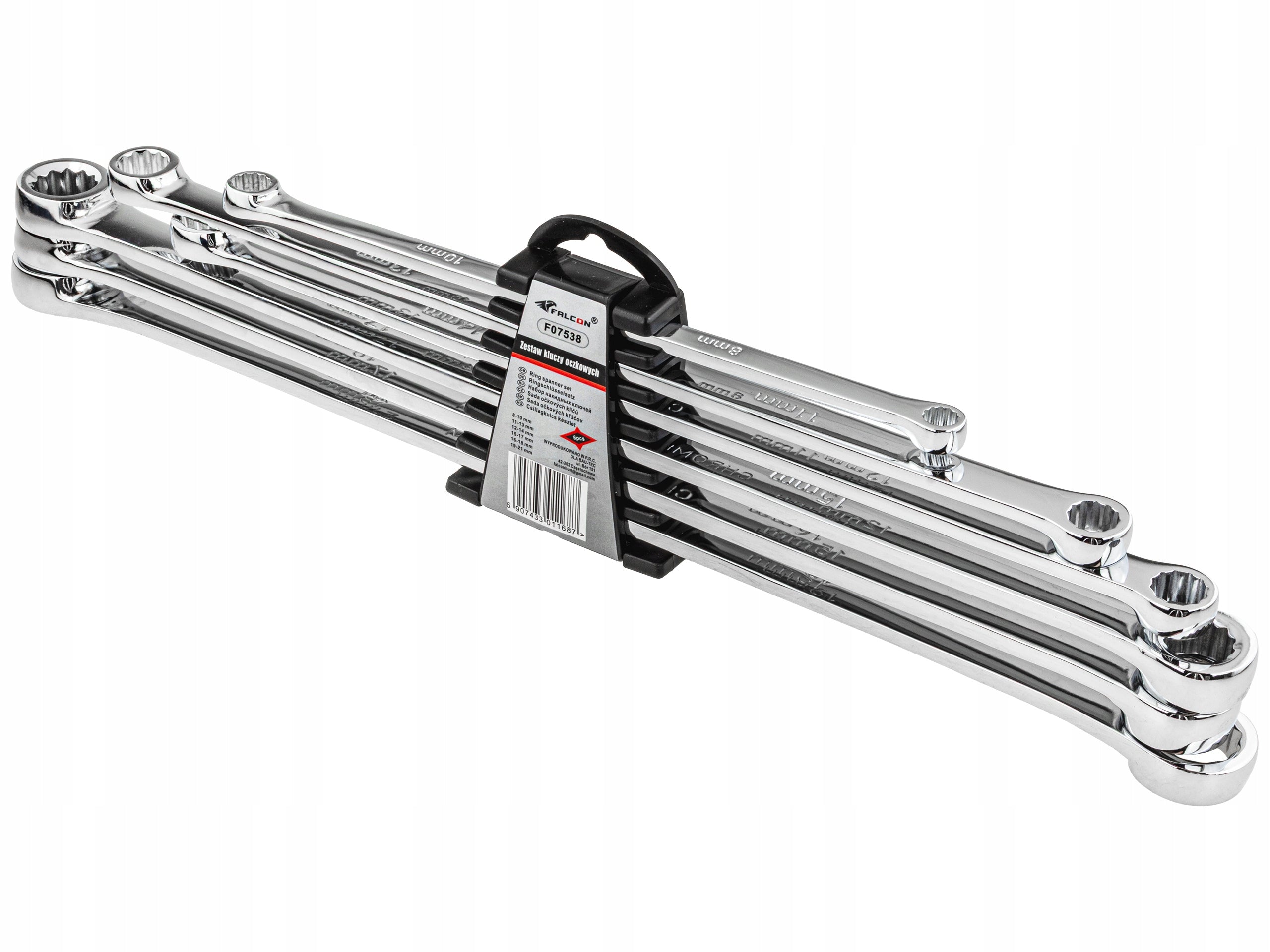 EXTRA LONG STRAIGHT EYE WRENCHES FOR TENSIONERS 8-21MM CR-V 6 EL. KEY Brand Falcon