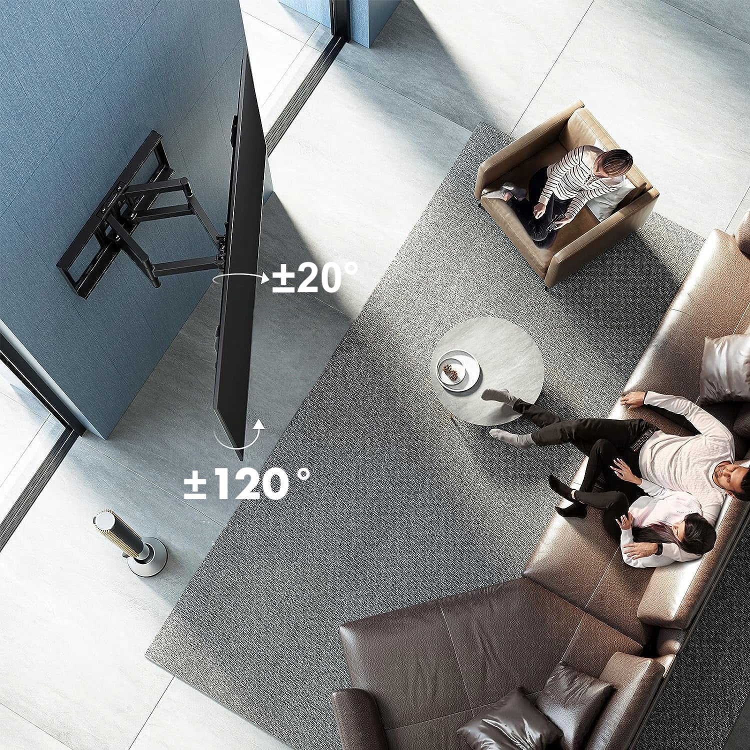 EXTRA STRONG SWIVEL TV MOUNT TV HANGER 37-90 INCHES UNIVERSAL Packaging status original