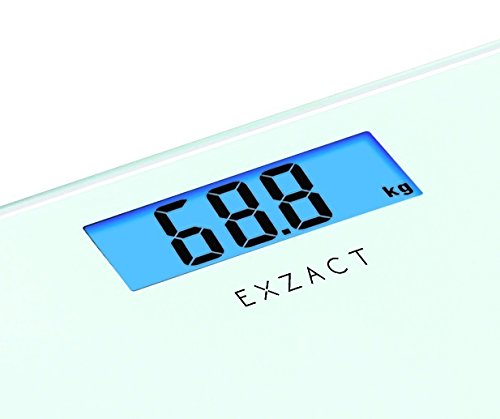 EXZACT Digital Bathroom Scale Electronic 180kg LCD White Manufacturer code EX9380