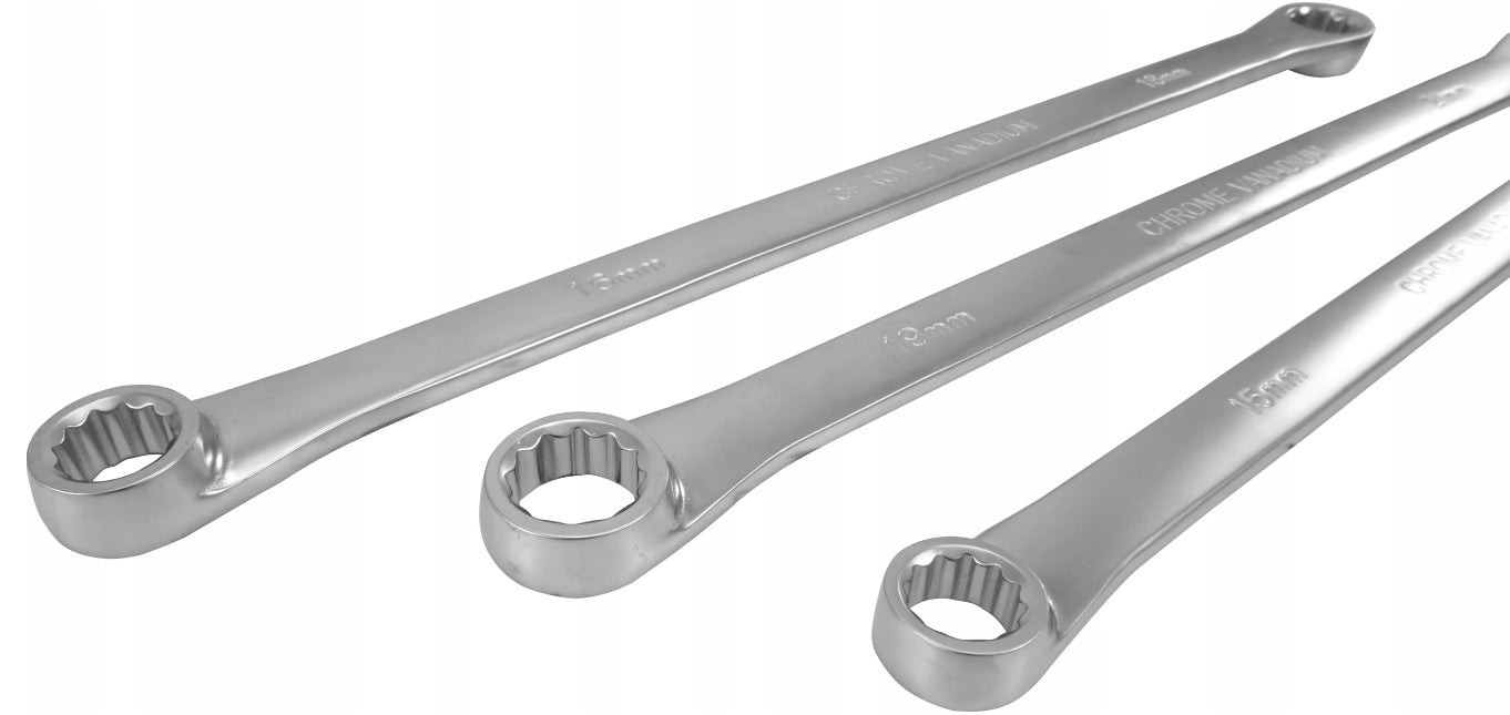 EYE WRENCHES STRAIGHT EXTRA LONG TENSIONERS 8-21MM SET OF FLAT WRENCHES EAN (GTIN) 5908224747716