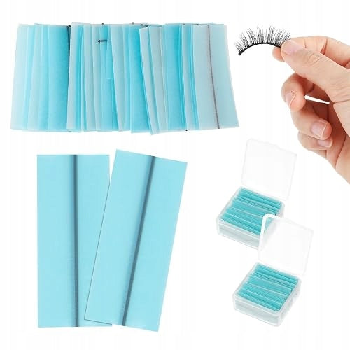 EYELASH STRIPS SELF ADHESIVE BLACK 80PCS REUSABLE FOR WOMEN