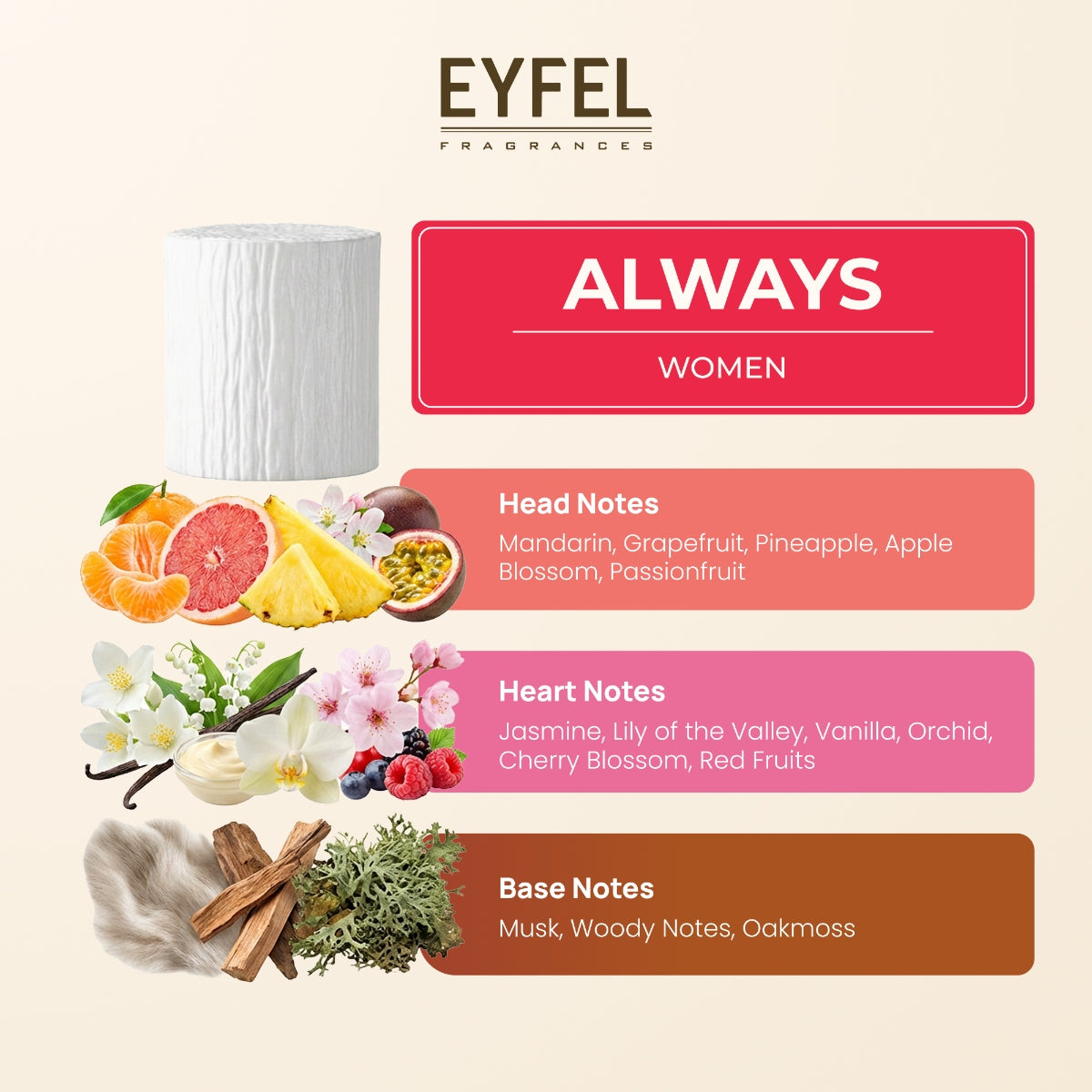EYFEL Women's Perfume - Always Brand Eyfel