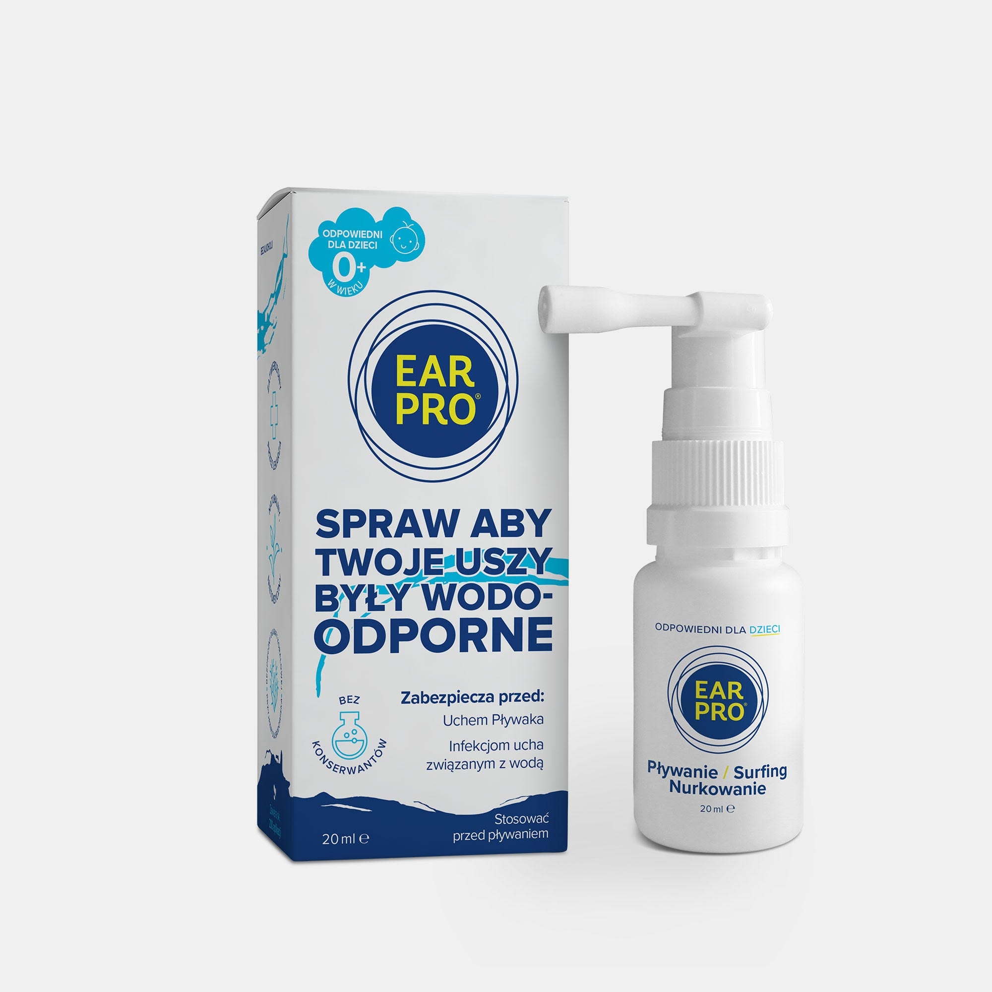 Ear Pro - Best protection against swimmer's ear spray 20 ml