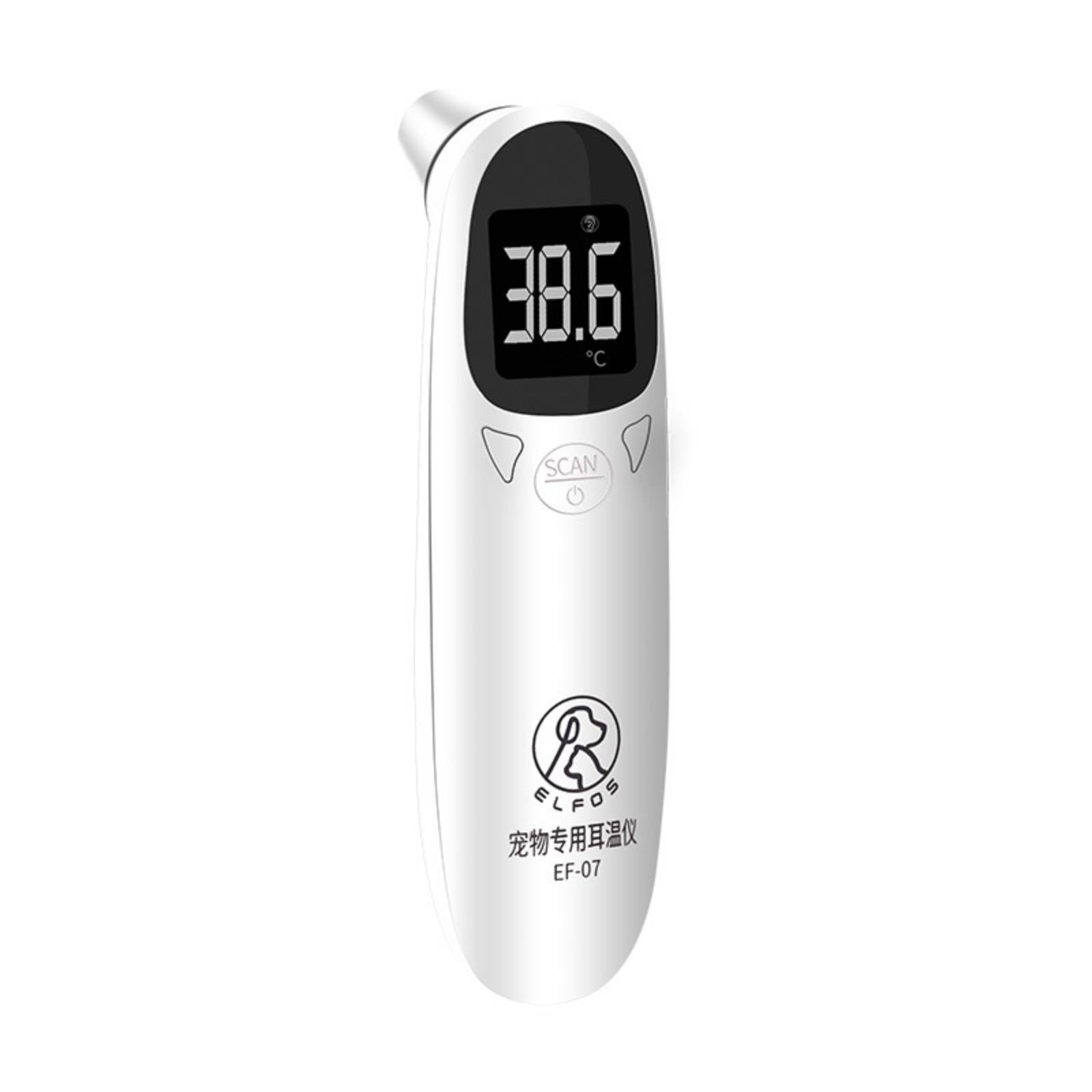 Ear Thermometer Fever Warning Pet Ear Thermometer Automatic Shutoff