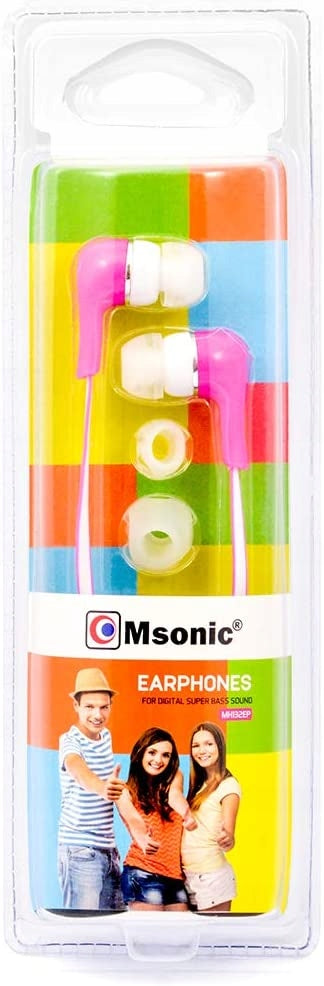 Earbuds Msonic MH32EP pink Brand Msonic