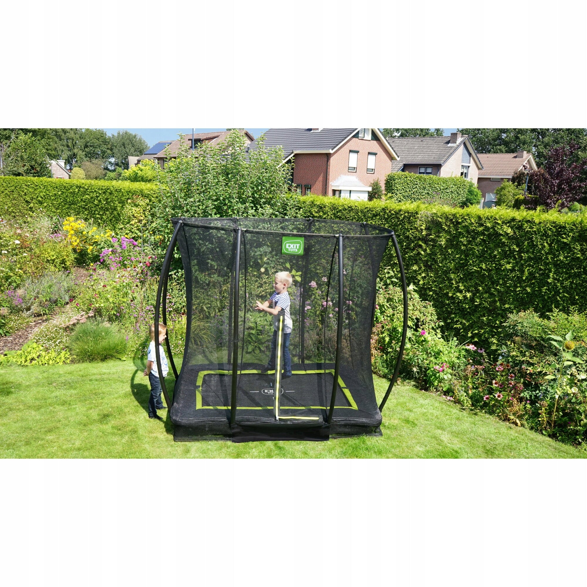 Earth trampoline Silhouette EXIT 153x214cm with safety net - charm Character/Title none