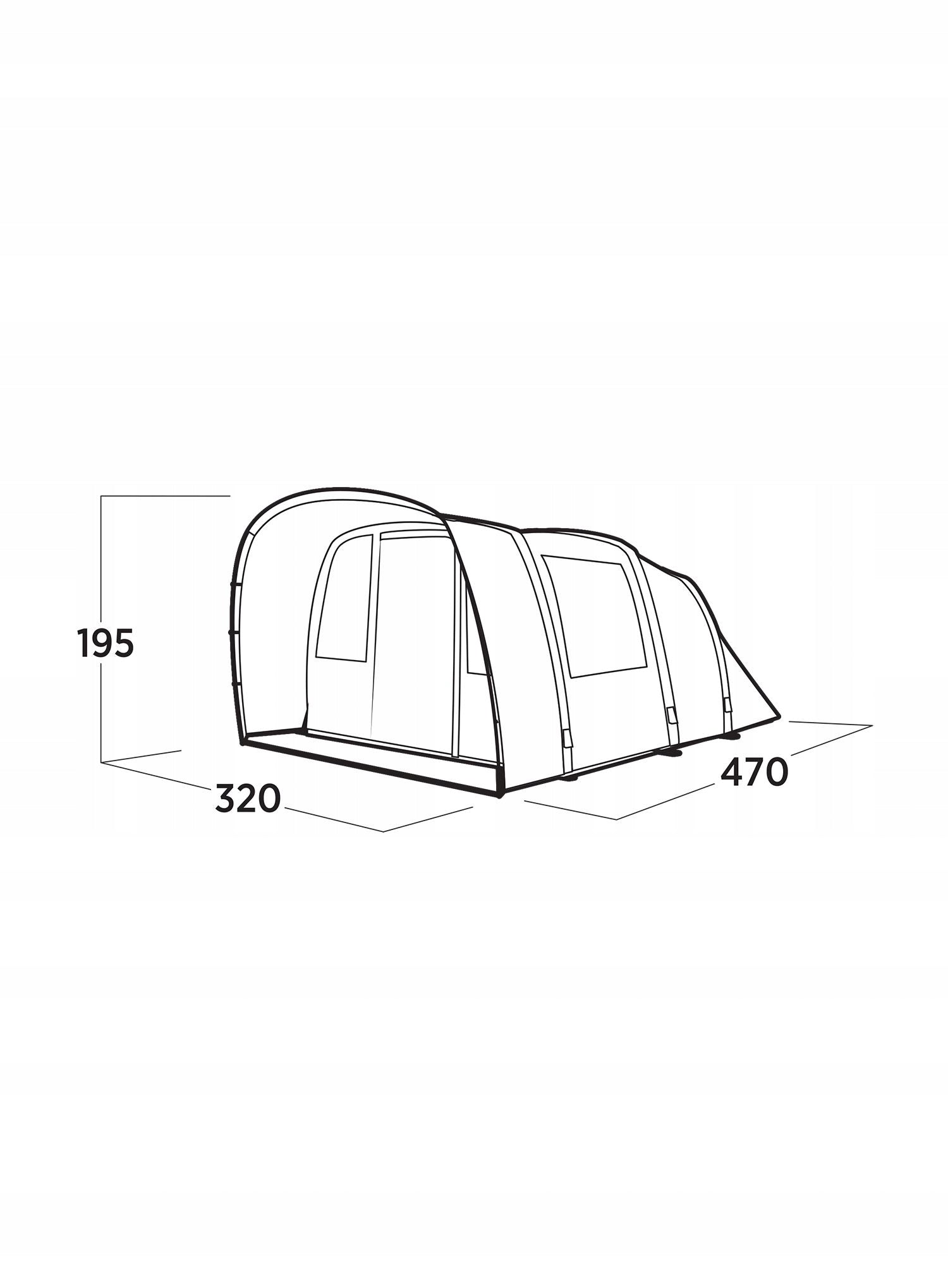 Easy Camp Brimnes 5 Air 5-Person Tent Manufacturer code 120519
