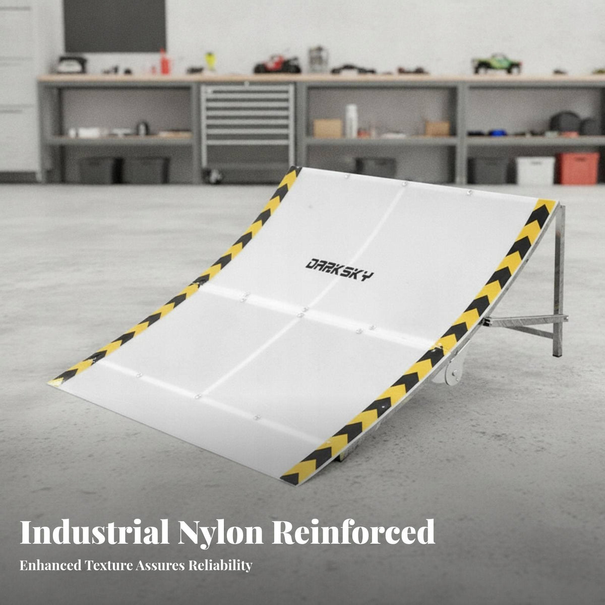 Easy to Carry Nyloncomposite Ramp | Foldable, RC Model vehicle jump Ramp Brand no brand