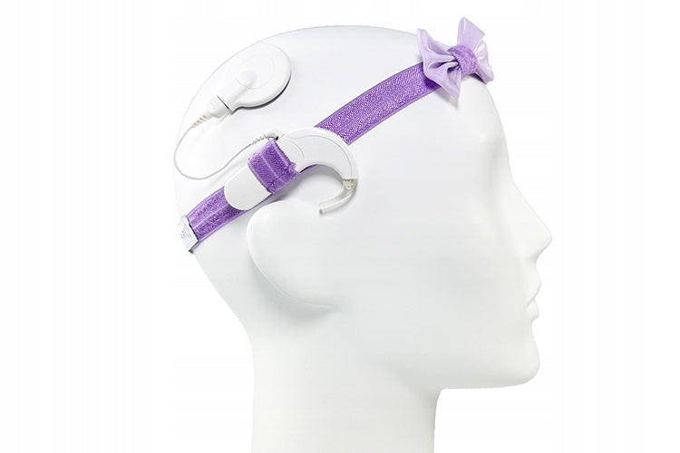 EasyFlex GIRL for hearing aids and/or speech processors - purple - M Medical device no