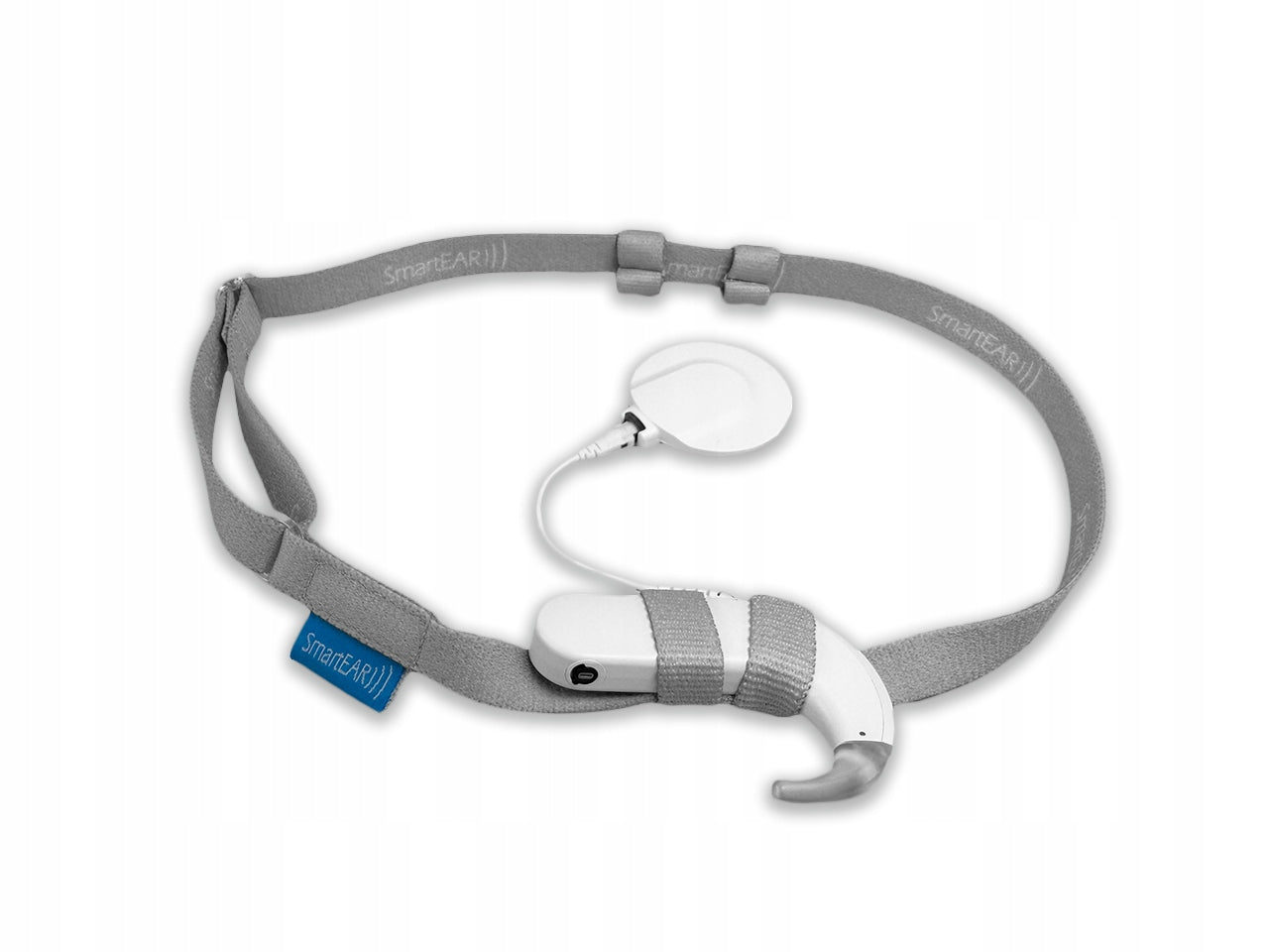 EasyFlex ULTRA Headband for Hearing Aids/Implants - Grey - M Manufacturer code EF_U_M_grey