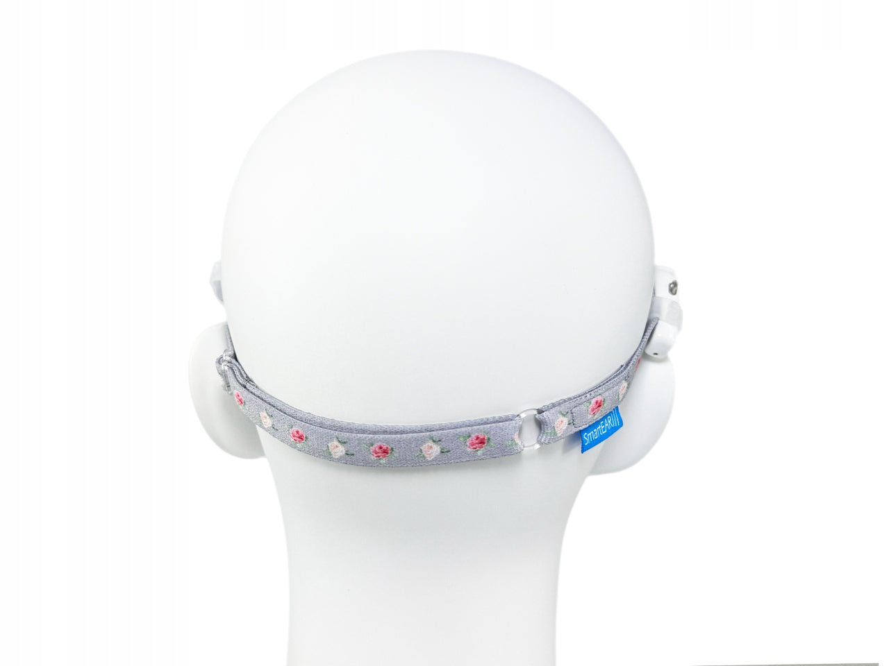 EasyFlex ULTRA Headband for Hearing Aids/Implants - Rose Pattern - M Batteries included no