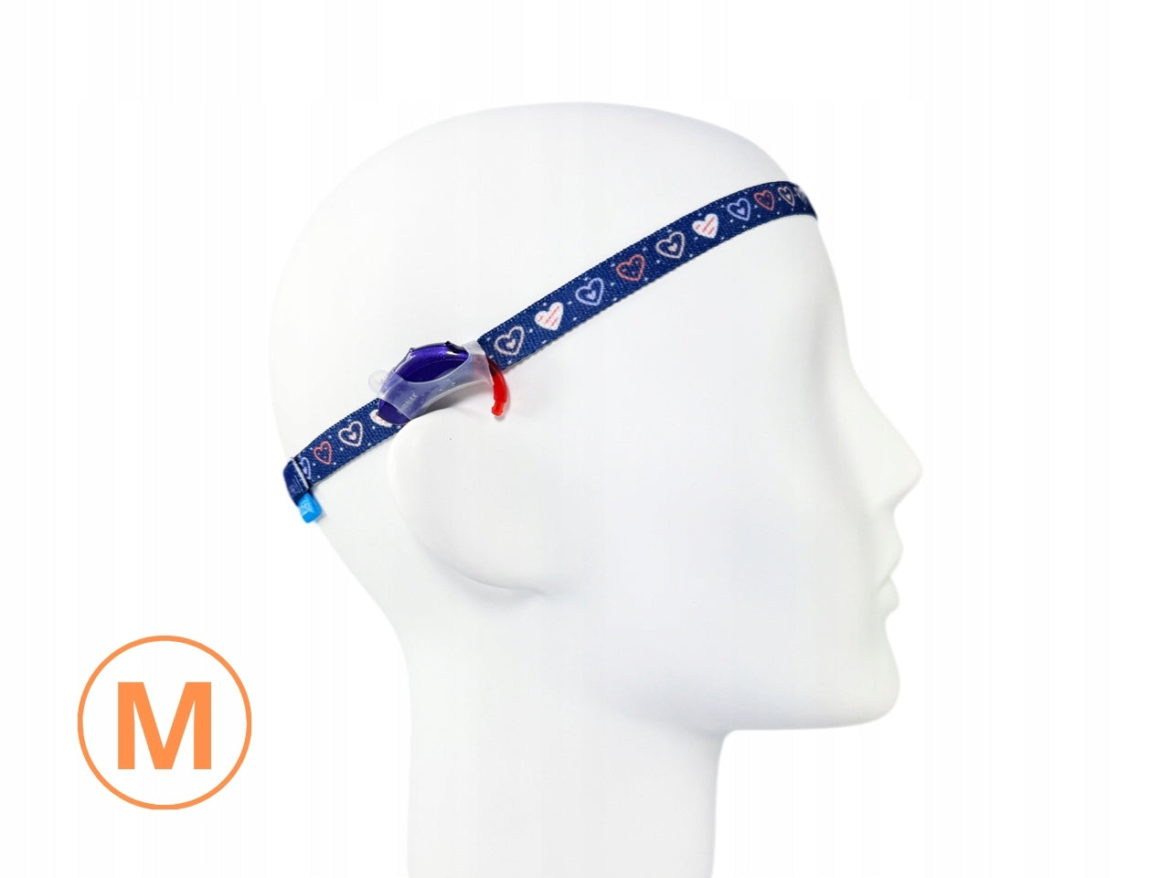 EasyFlex ULTRA band for hearing aids/implants - heart pattern - M