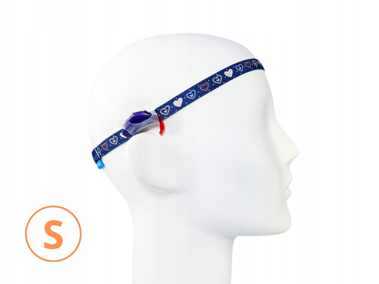 EasyFlex ULTRA band for hearing aids/implants - heart pattern - S