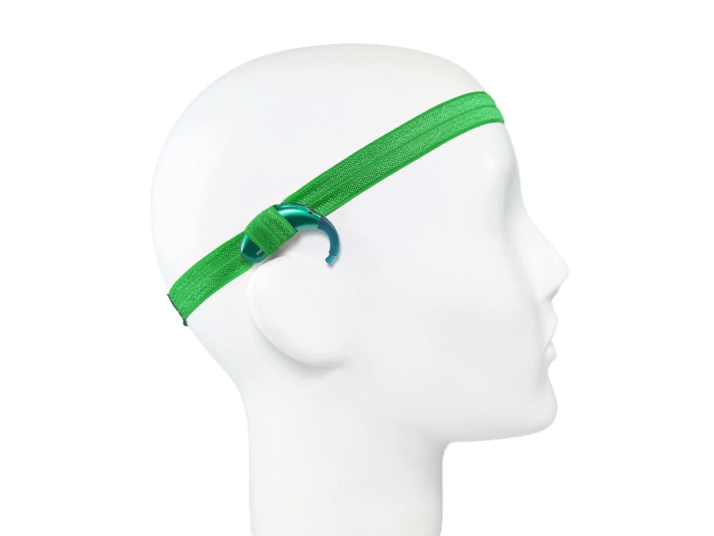 EasyFlex band for hearing aids and/or speech processors - green - M Medical device no