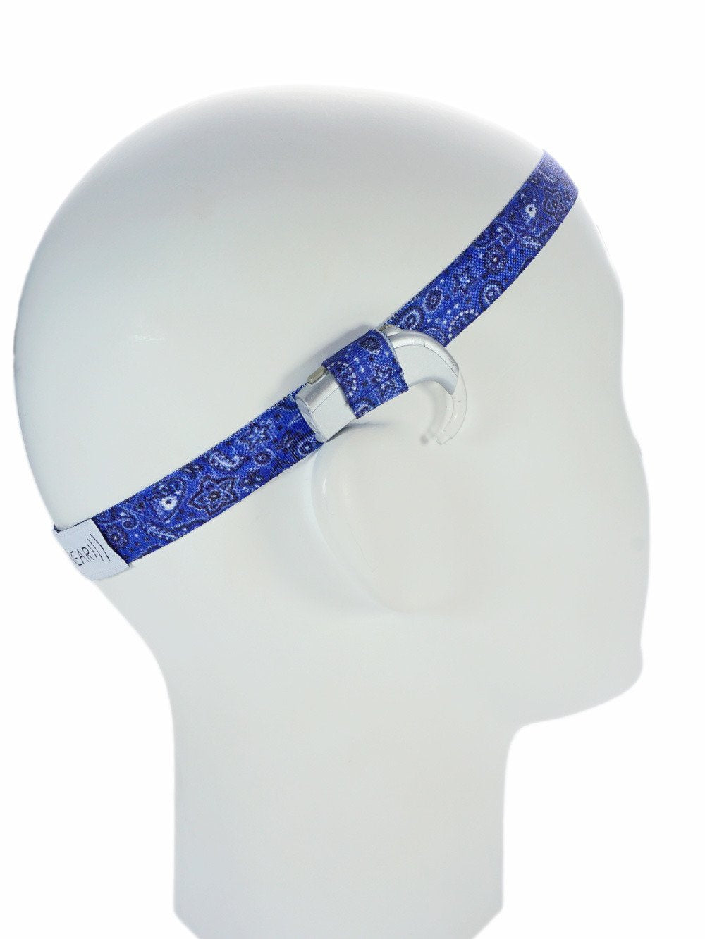 EasyFlex band for hearing aids and/or speech processors - patterns - S Manufacturer code BEFSbluepattern