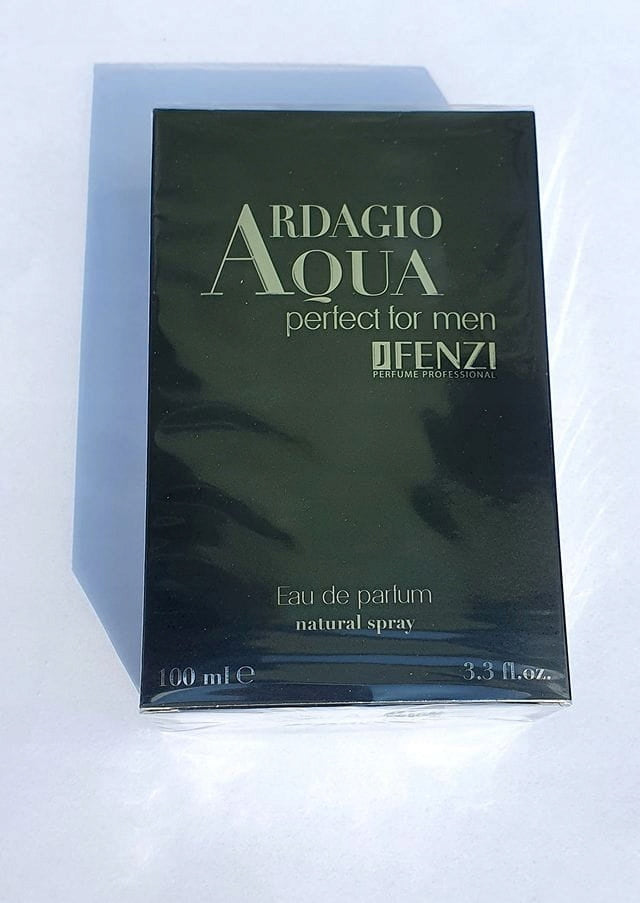 Eau de Parfum JFenzi Ardagio Aqua 100 ml fresh for men Packaging status original