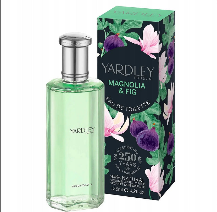 Eau de Toilette for women EDT Yardley London Magnolia & Fig perfume 125 ml Brand Yardley