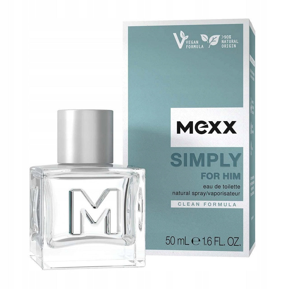 Eau de toilette Mexx Simply Man 50 ml fresh/sea