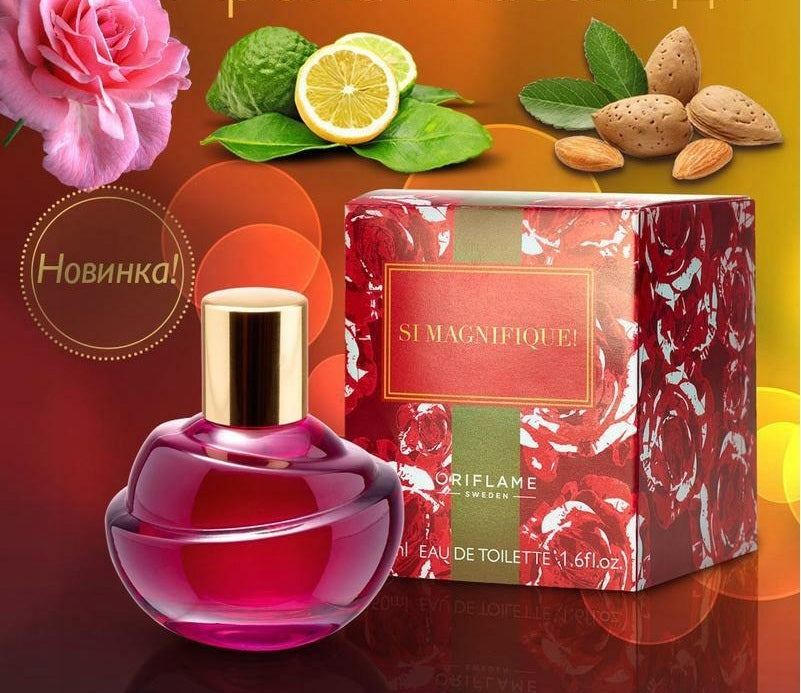 Eau de toilette Si Magnifique! Oriflame Packaging status original