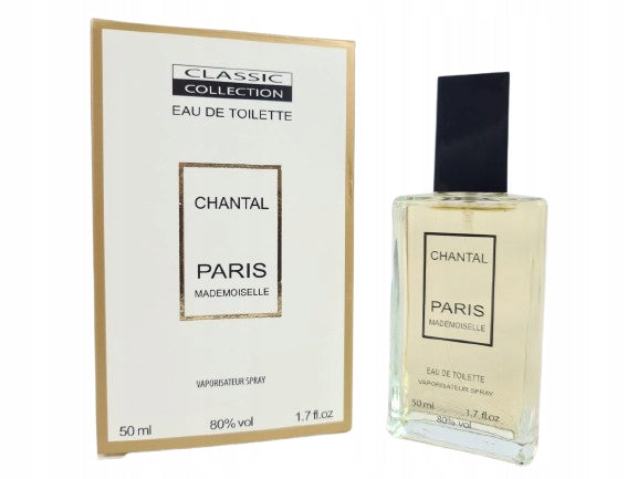 Eau de toilette women's PARIS MADEMOISELLE classic collection 50ml