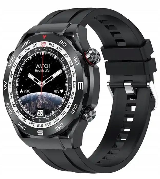 Eclipse Black Pro Elegant Sports Men's Smartwatch Black Brand no brand