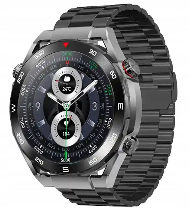 Eclipse Black Pro Elegant Sports Men's Smartwatch Black