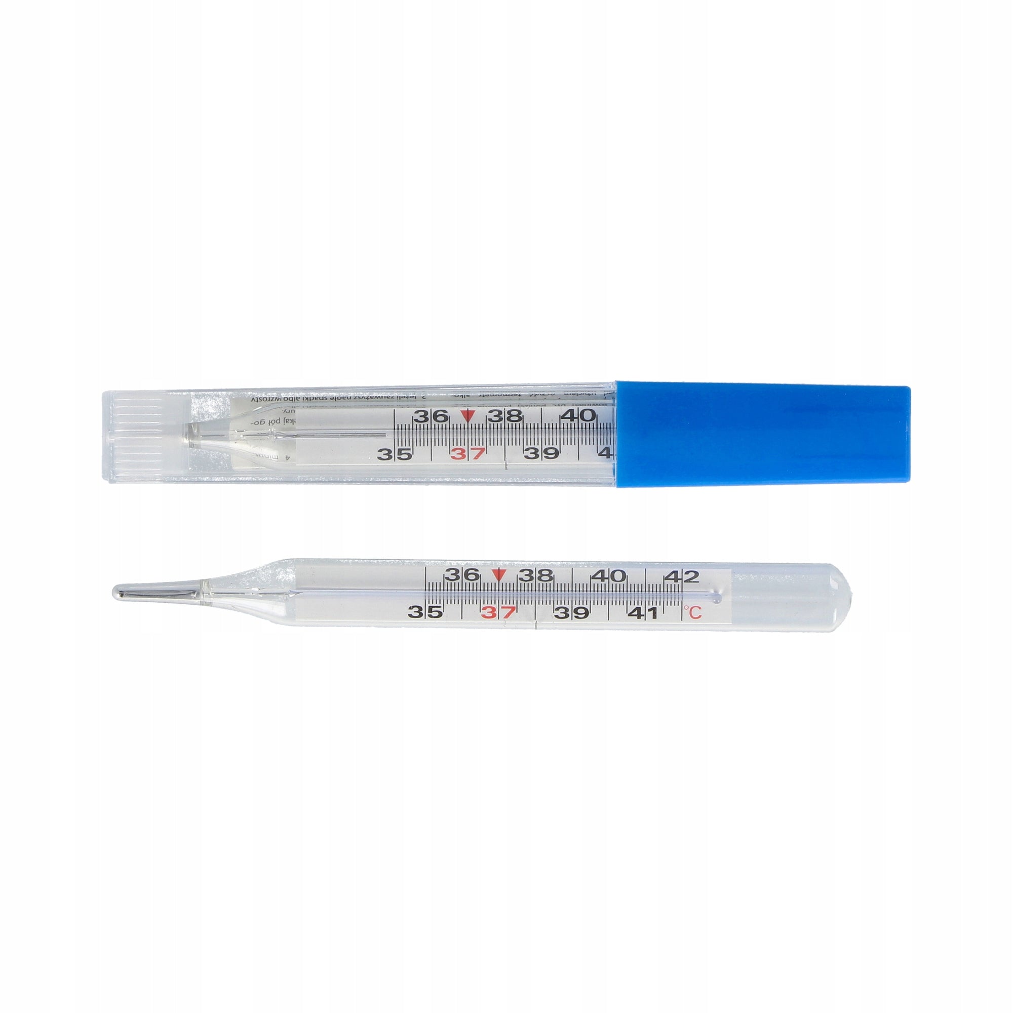 Eco-Friendly MERCURY-FREE Glass Thermometer in Case