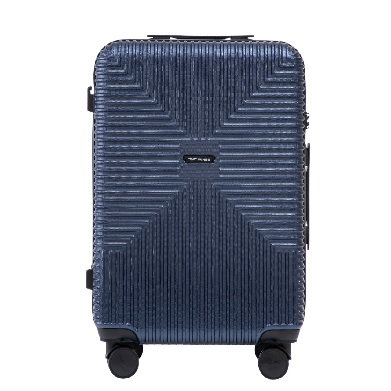 Eco-friendly medium suitcase M WINGS 24" TSA polycarbonate wheel recycling 360 Width (longer edge) 44 cm