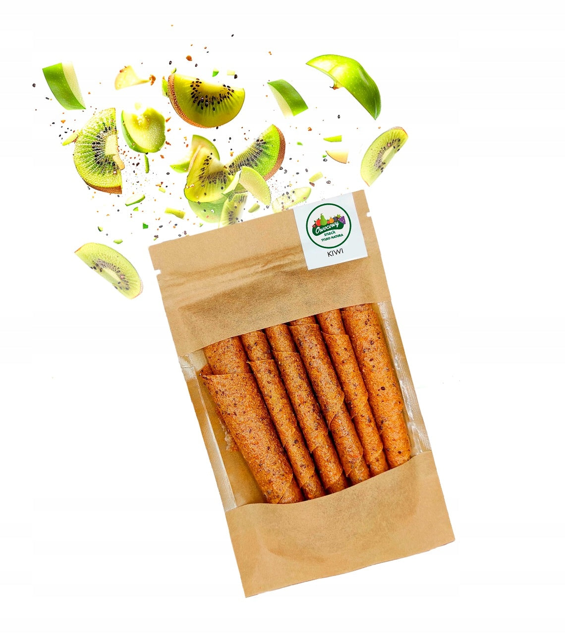 Ecosnacks Rolls Kiwi Rolls 50 g Manufacturer code Rollsy owocowe kiwi