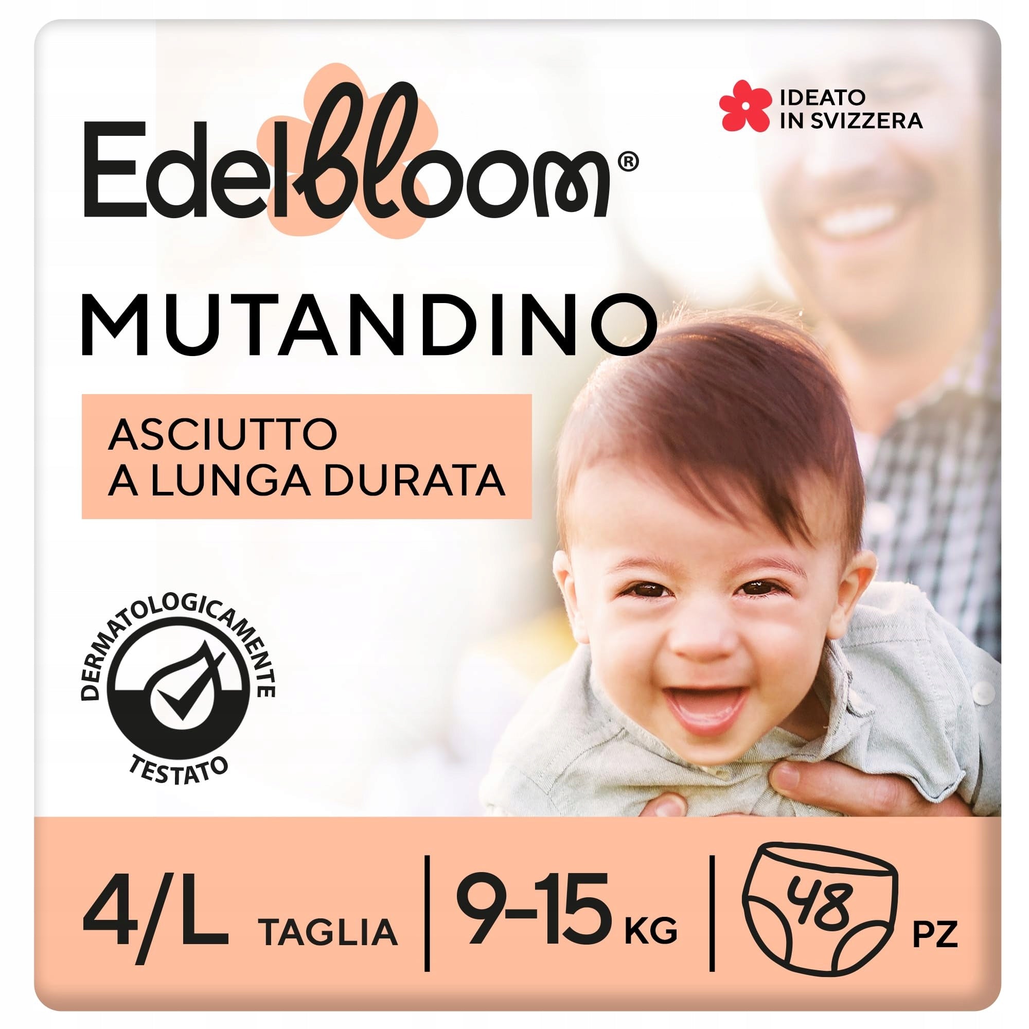 Edelbloom Diaper Pants Size 4 (9-15 kg) 48 Count