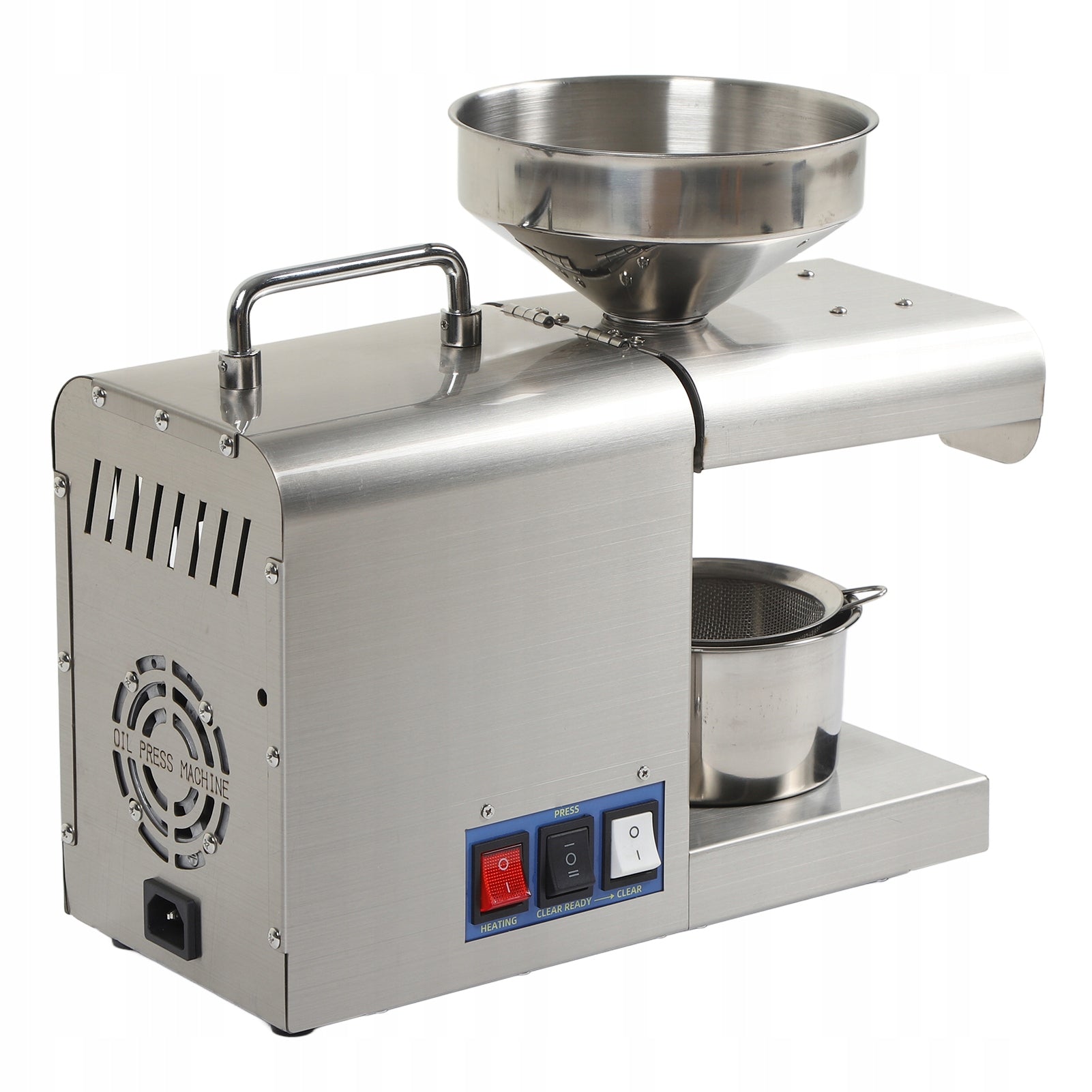 Edible Press Machine Full Automatic Oil Extractor Steel 8Z Brand no brand