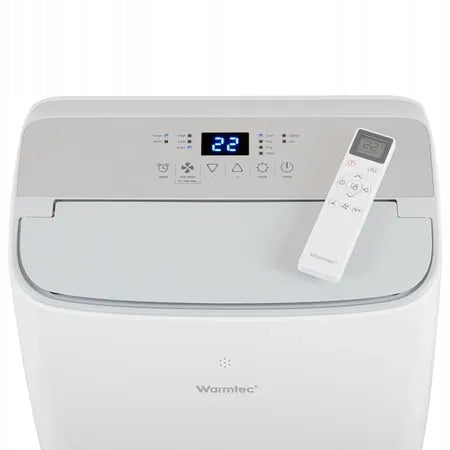 Efficient portable air conditioner 18-32 degree range Dominant color white
