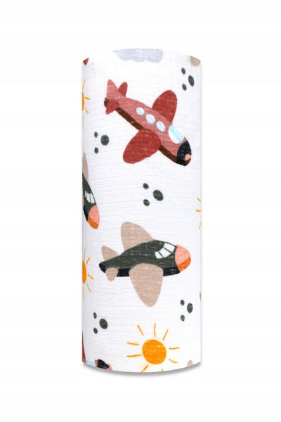Ega Tetra Diaper 70x80cm 0428 Aircraft Kind tetra fabric