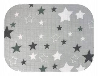 Ega Tetra Diaper 70x80cm 0597 Stars on Grey Background Brand EGA