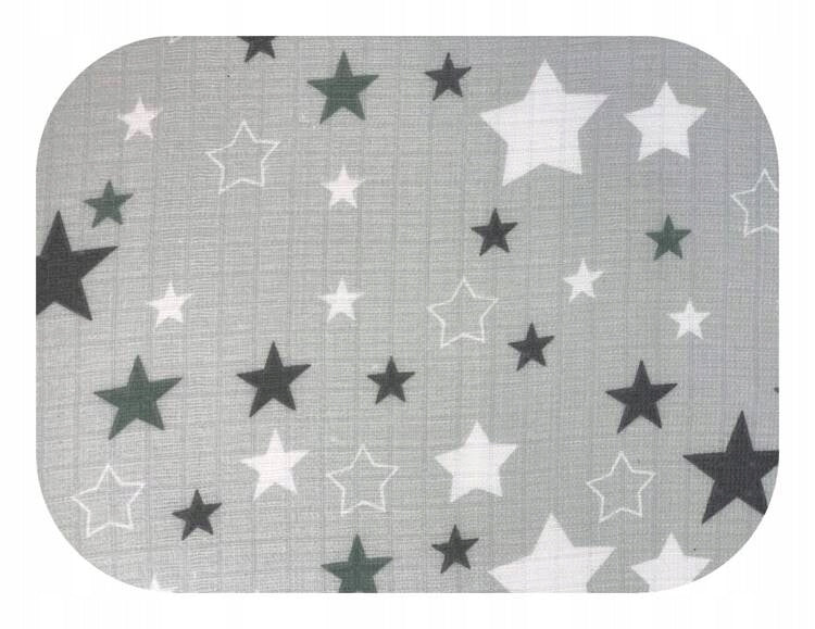 Ega Tetra Diaper 70x80cm 0597 Stars on Grey Background