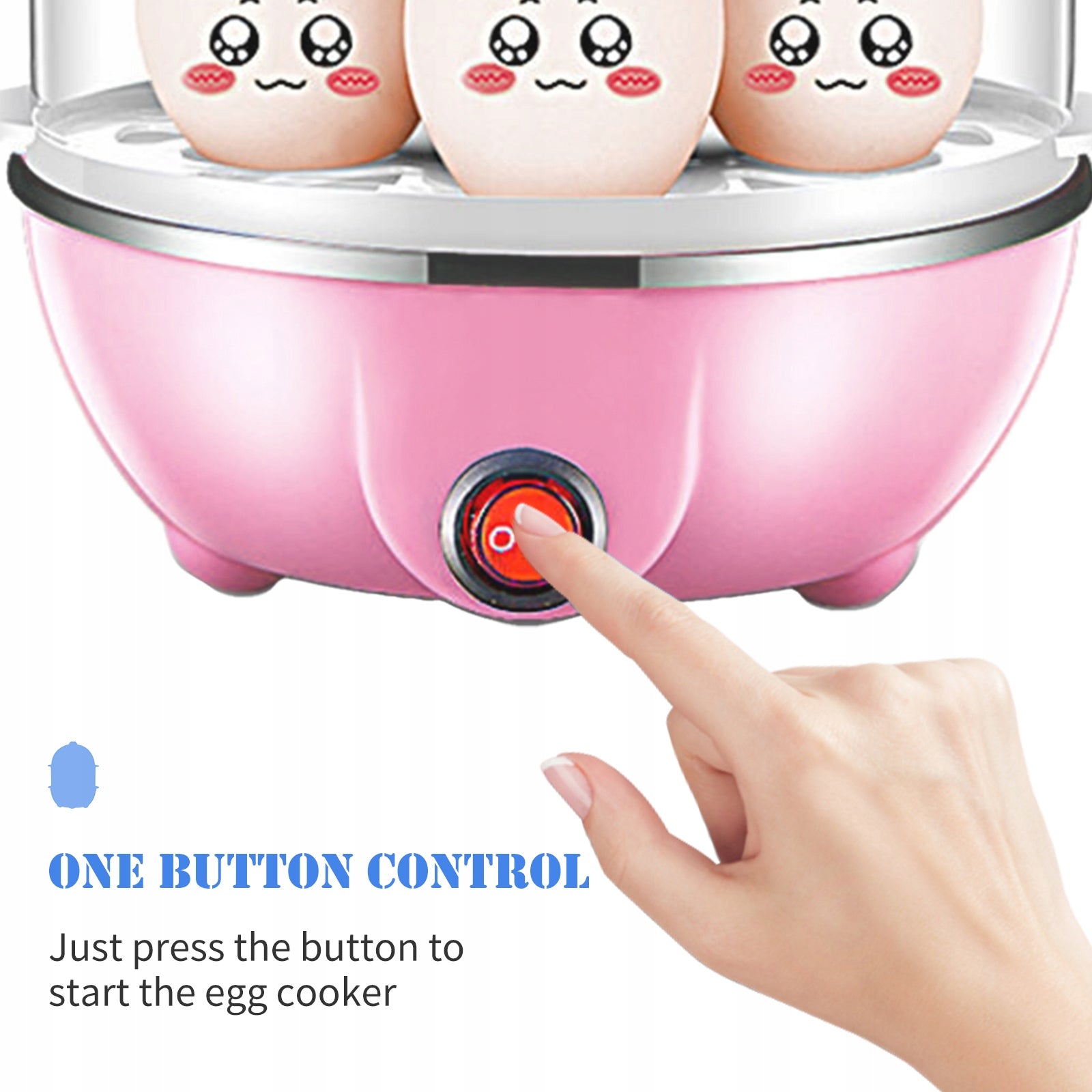 Egg Cooker 7 Hard Cooked Egg Capacity 8B Egg Cooker Power rating 1 W