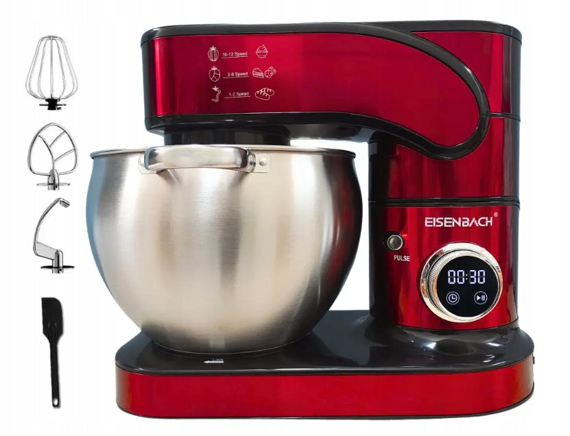 Eisenbach Cake Food Processor 2800W 12L GREY/INOX