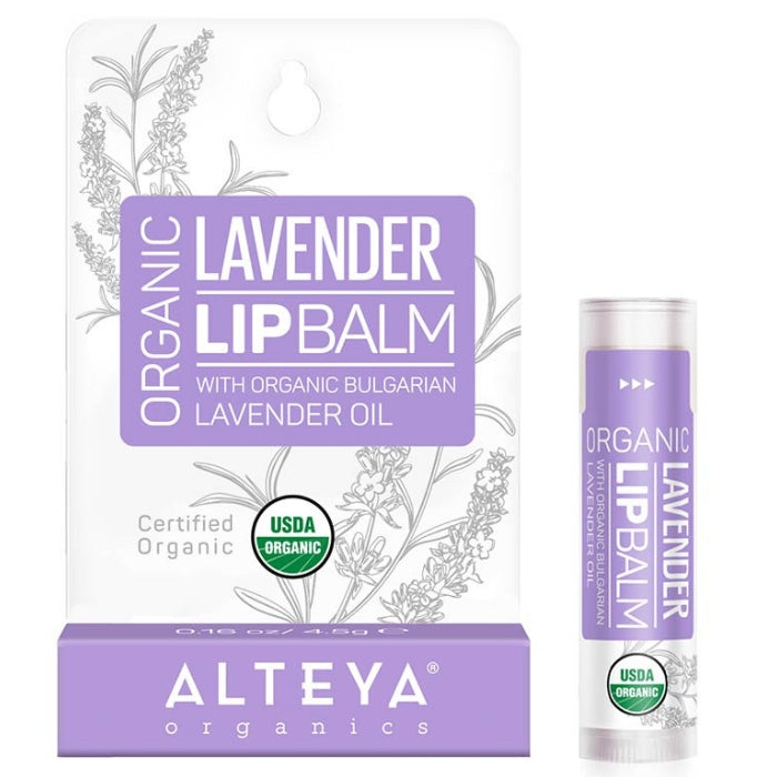 Ekologiškas lūpų balzamas su levandomis, Alteya Organics, 5g