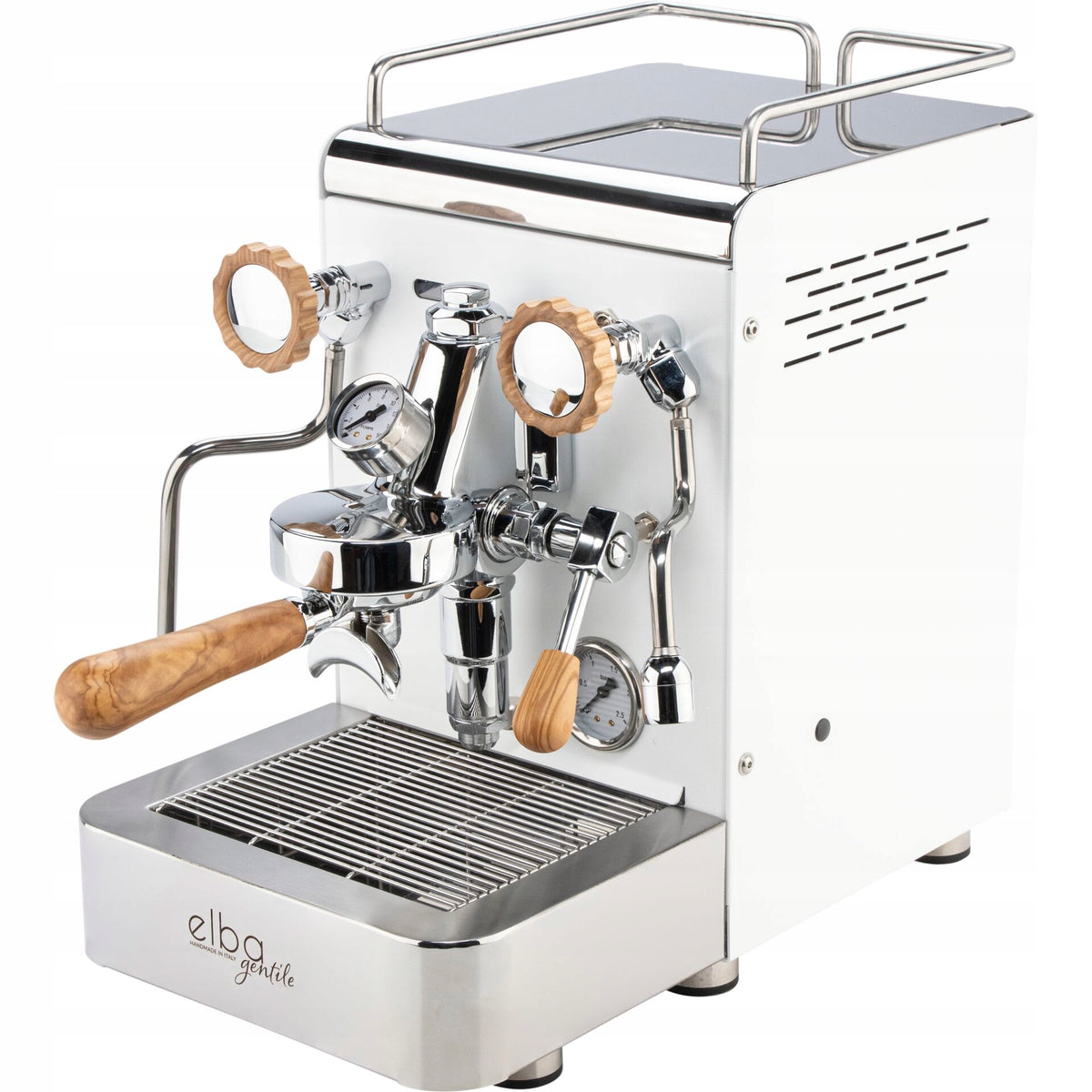 Elba Gentile white RAL9016 flask coffee maker